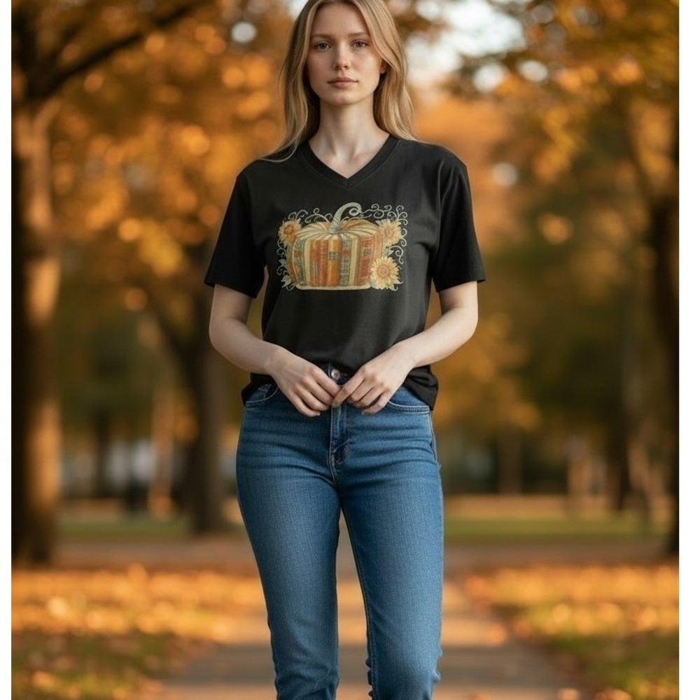 NWOT Fall Bookish Graphic Tee M H79